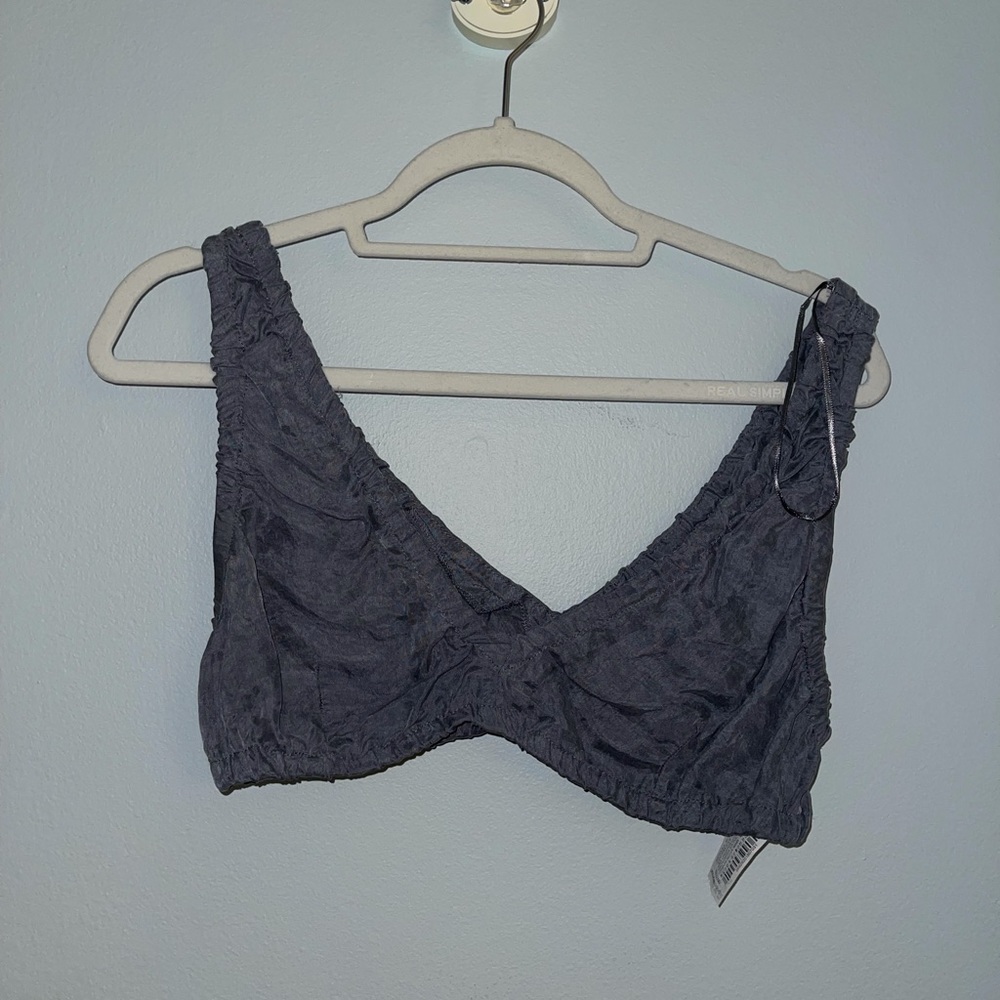 Zara gray crop top